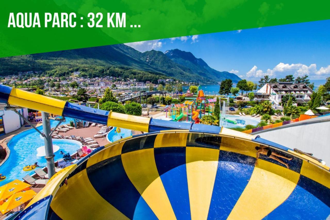 Viva Leman- Hypercentre - Vue Panoramique- Parking - Wifi Daire Thonon-les-Bains Dış mekan fotoğraf